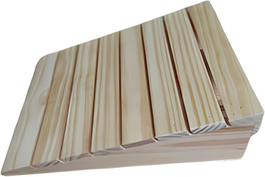 5'/6'/7' Doorway Threshold Ramps, Wooden Anti-Slip Wheelchair Ramps for Home/Front Door/Stairs/Roadside (Size: 60x38.8x15cm/23.6x15.3x6in)