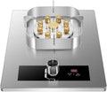 5.2KW Gas Stove,Gas Cooker 1 Burner,Gas/LP Gas Conversion Stove,Tempered Glass Cast Iron Pot Rack,with Flameout Protection,for Home Kitchen(LPG)