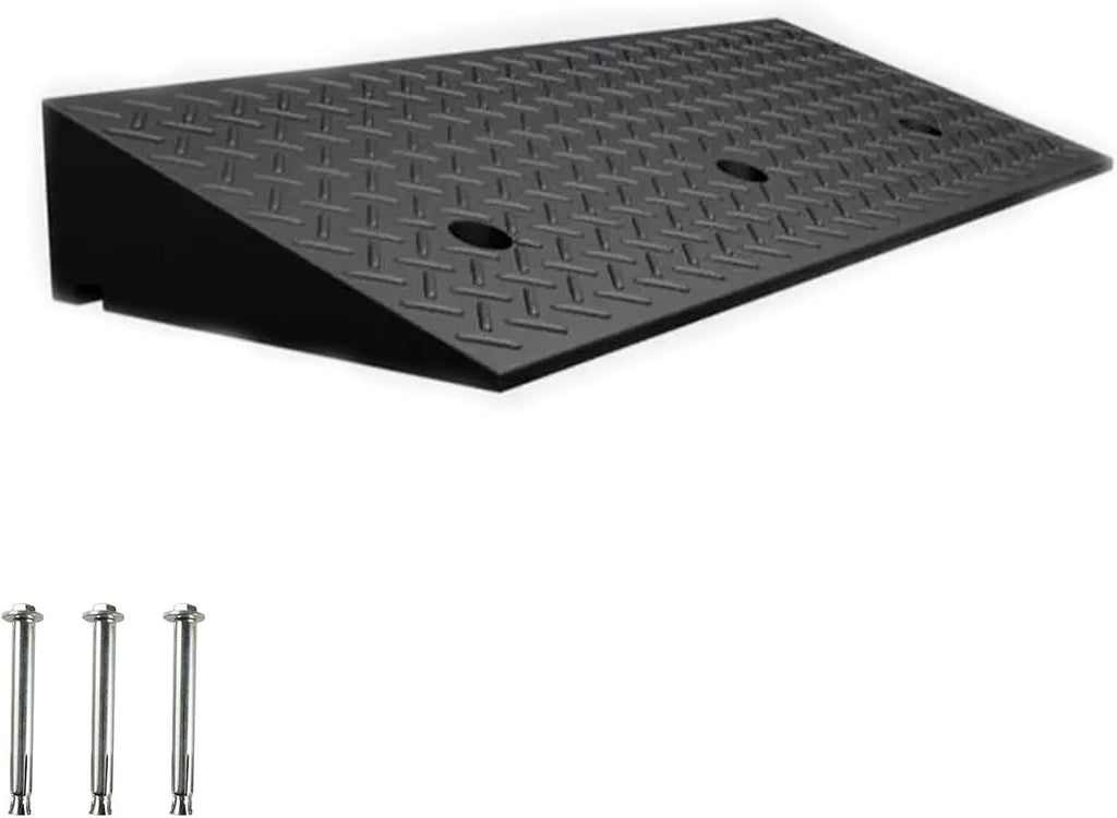 2 To 8'' Rise Car Ramps, Heavy Duty Loading Driveway Curb Ramps 2200 Lbs Driveway Ramp, Threshold Ramps, for Loading, Dock, Bike, Vehicle, Warehouse, Sidewalk(100*50*19cm/39*20*7.5in)