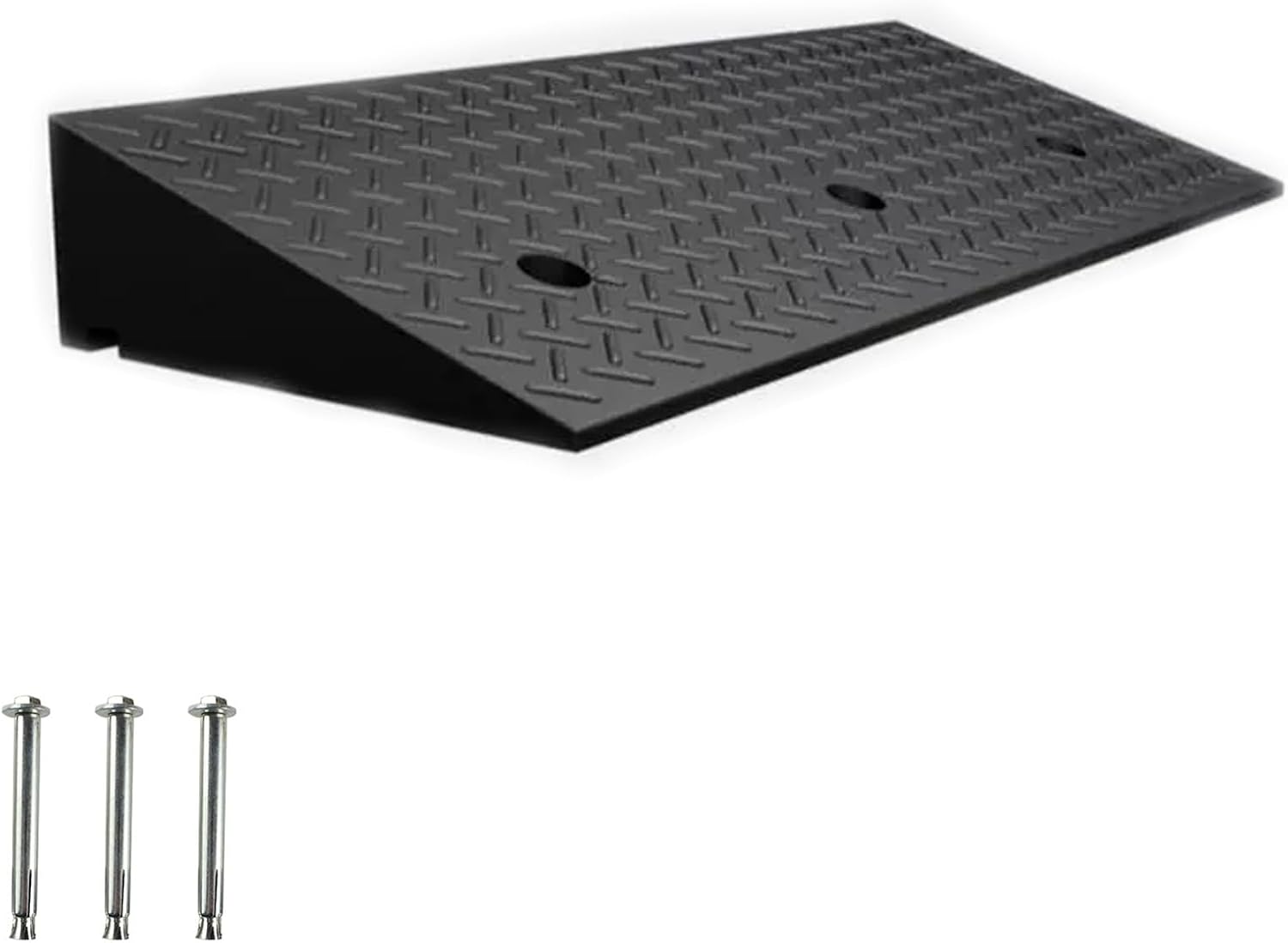 2 To 8'' Rise Car Ramps, Heavy Duty Loading Driveway Curb Ramps 2200 Lbs Driveway Ramp, Threshold Ramps, for Loading, Dock, Bike, Vehicle, Warehouse, Sidewalk(100*50*11cm/39*20*4.3in)