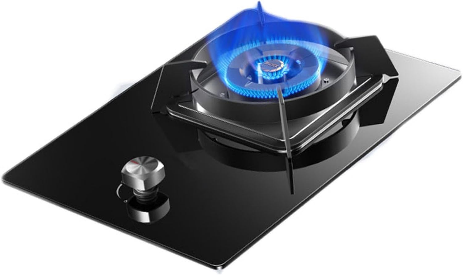 Portable Gas Stove,Single Burner Propane Stove,Max 17742.4BTU with Pulse Electronic Ignition Tempered Glass Suitable for Apartments Kitchens and More (Color : LPG)