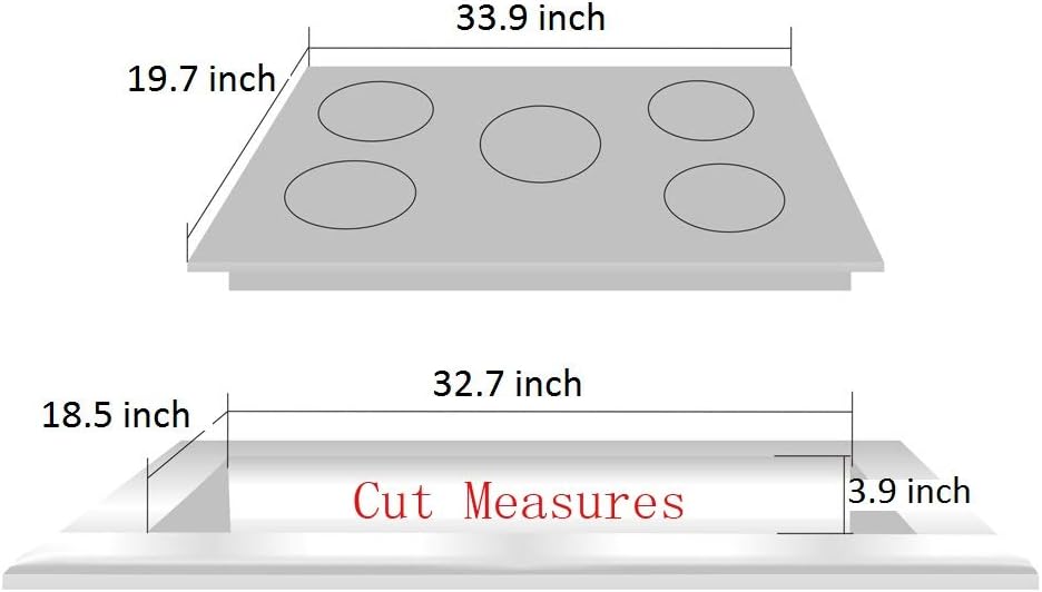 34 Inch Dual Fuel Sealed 5 Burners Stainless Steel Drop-In Gas Cooktop Hob DK258-A07 Cooker