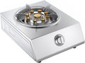 Gas Cooker,Stainless Steel Tabletop gas Stove,5.2kW Single Burner,for Home Restaurant Canteen(LPG)
