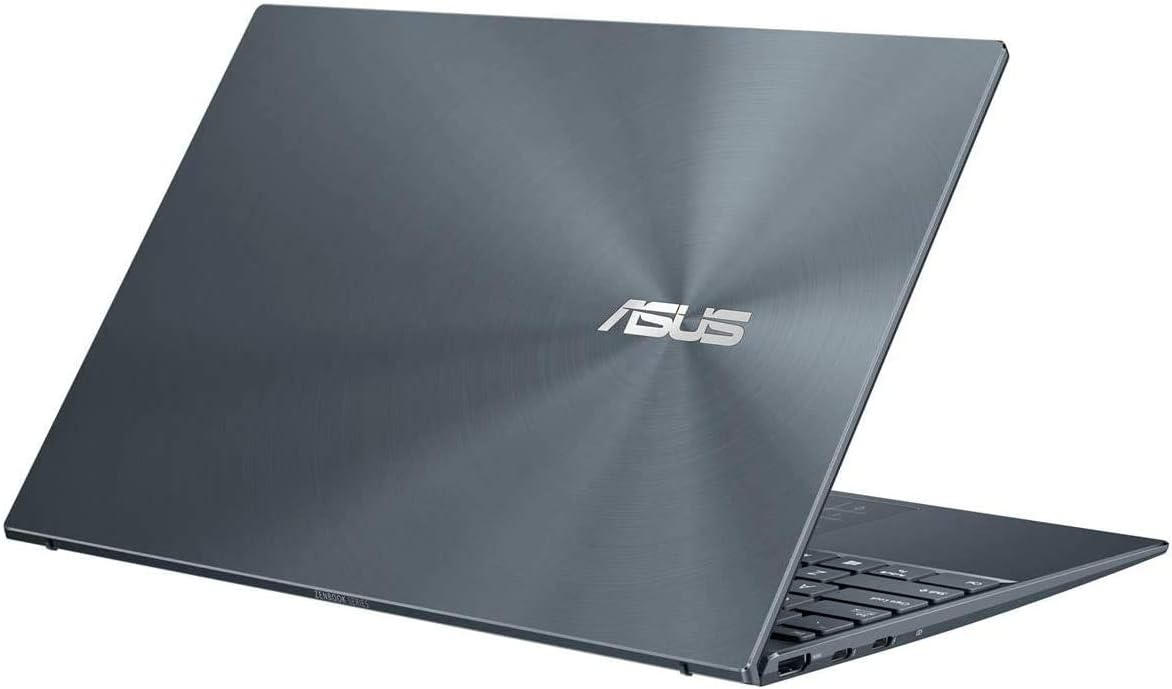 ASUS ZenBook 13 Ultra-Slim Laptop, 13.3' OLED FHD NanoEdge Bezel Display, Intel Core i7-1165G7, 8GB LPDDR4X RAM, 512GB SSD, NumberPad, Thunderbolt 4, Wi-Fi 6, Windows 10 Home, Pine Grey, UX325EA-ES71