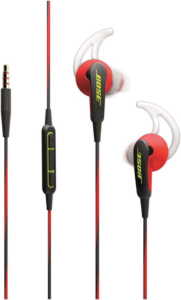 Bose SoundSport In-Ear Headphones w/Mic (Apple) (Red)