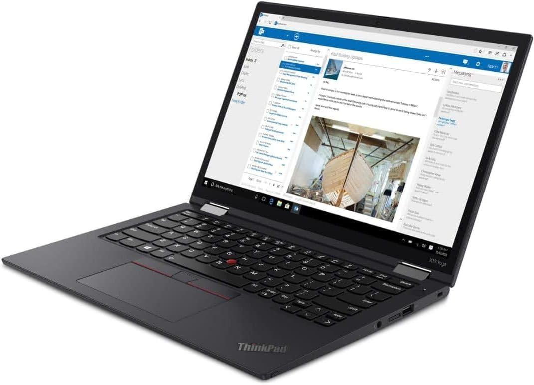 Lenovo ThinkPad X13 Yoga Touchscreen Laptop, Intel Core i5-10210U, 16GB DDR4, 256GB SSD, Backlit Keyboard, HDMI, 13.3' Full HD Display, 2 in 1 Laptop Windows 11 Pro (Renewed)