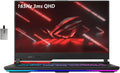 ASUS 2022 ROG Strix G15 Advantage Edition 15.6' QHD 165Hz Gaming Laptop, AMD Ryzen 9 5980HX, 16GB RAM, 512GB PCIe SSD, RGB Backlit Keyboard, Radeon RX 6800M, Windows 11 Pro, Black, (Renewed)