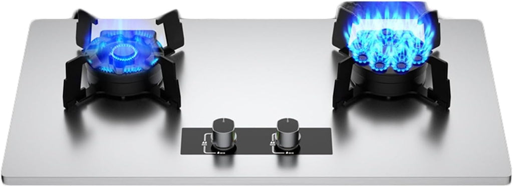 Propane Stove,2 Burners Portable Propane Stove,Stainless Steel Gas Cooktop,Maximum 29002BTU For Food Trucks And Family Restaurants (Color : LPG, Size : Style 1)