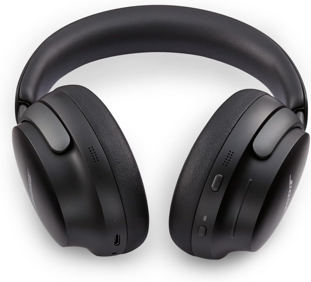 Bose QuietComfort Ultra Wireless Noise Cancelling Headphones with Spatial Audio, Black (Renewed Premium)