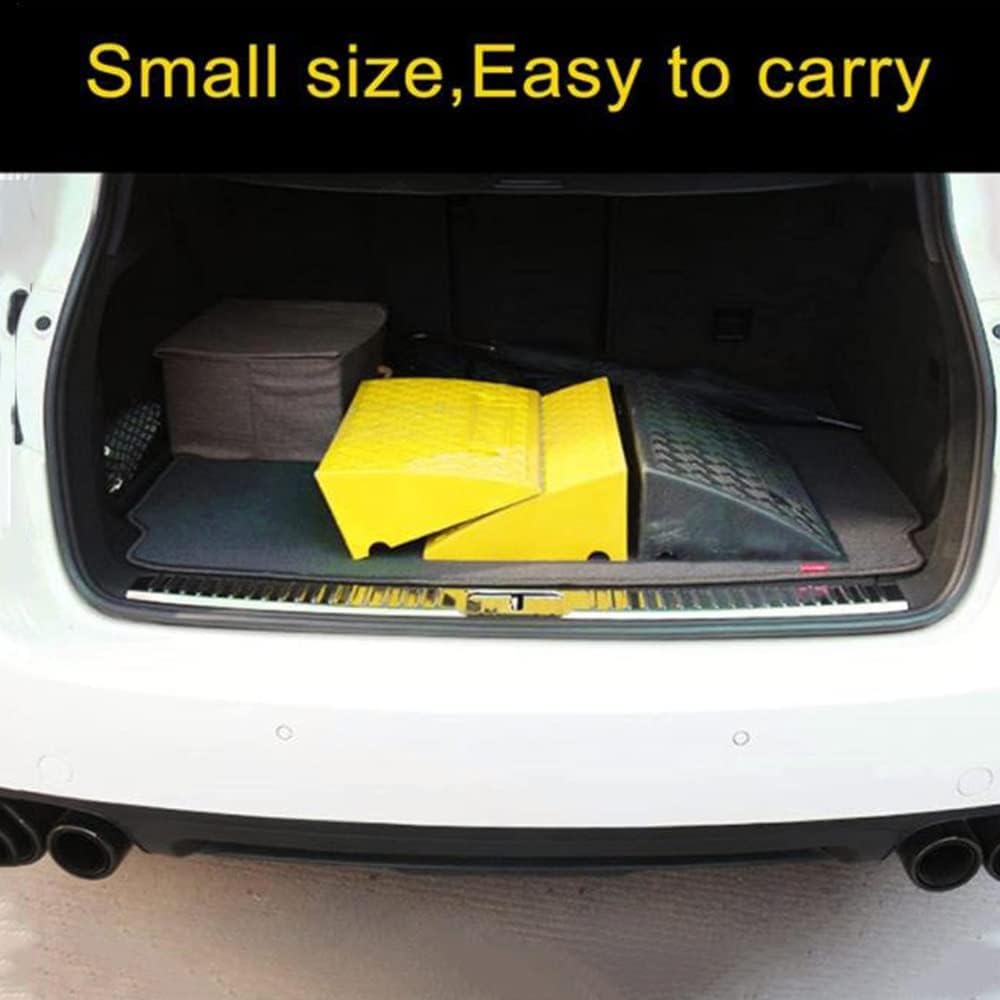 Curb Ramp Lightweight Kerb Ramps, Threshold Ramp Portable 3' - 9' High Driveway Curb Ramps, Driveway Ramp Plastic Wheelchair Ramp for Driveway (Color : B, Size : 50cmx50cmx19cm)