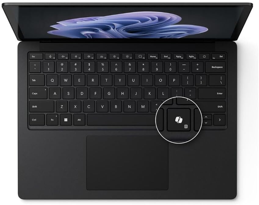 Microsoft Surface Laptop 6 15' Touchscreen Notebook - Intel Core Ultra 7 165H - 16 GB - 512 GB SSD - Black (Renewed)