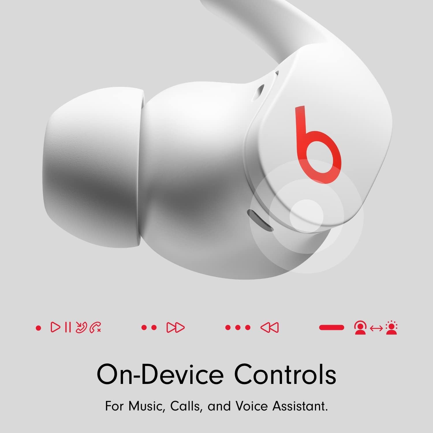 Beats Fit Pro True Wireless Bluetooth Noise Cancelling in-Ear Headphones - White