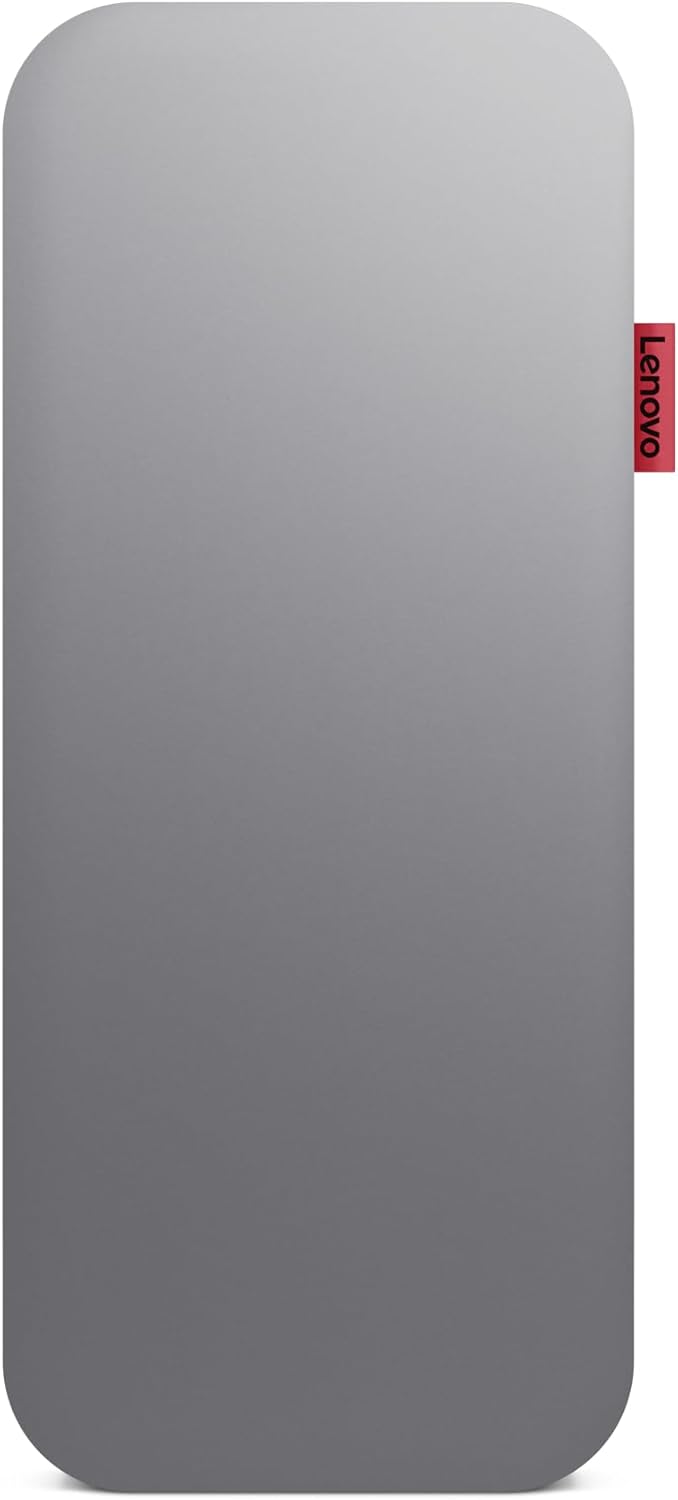 Lenovo Go USB-C Laptop Power Bank 20,000 mAh, 2xUSB-C, 1xUSB-A, <3h Recharging Time, Storm Grey