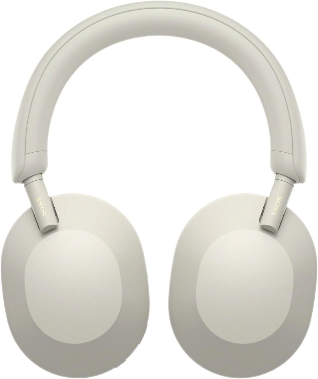 Sony WH-1000XM5 Noise Canceling Wireless Headphones - 30hr Battery Life - Over-Ear Style - Optimized for Alexa and Google Assistant - Built-in mic for Calls - Silver (Renewed)