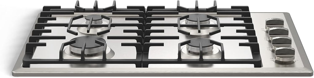 GASLAND Gas Cooktop 30 Inch with 4 Italy Sabaf Burners PRO GH2304SS,NG/LPG Convertible Natural Gas Propane Cooktops, Auto Ignition, Thermocouple Protection, CSA Certified
