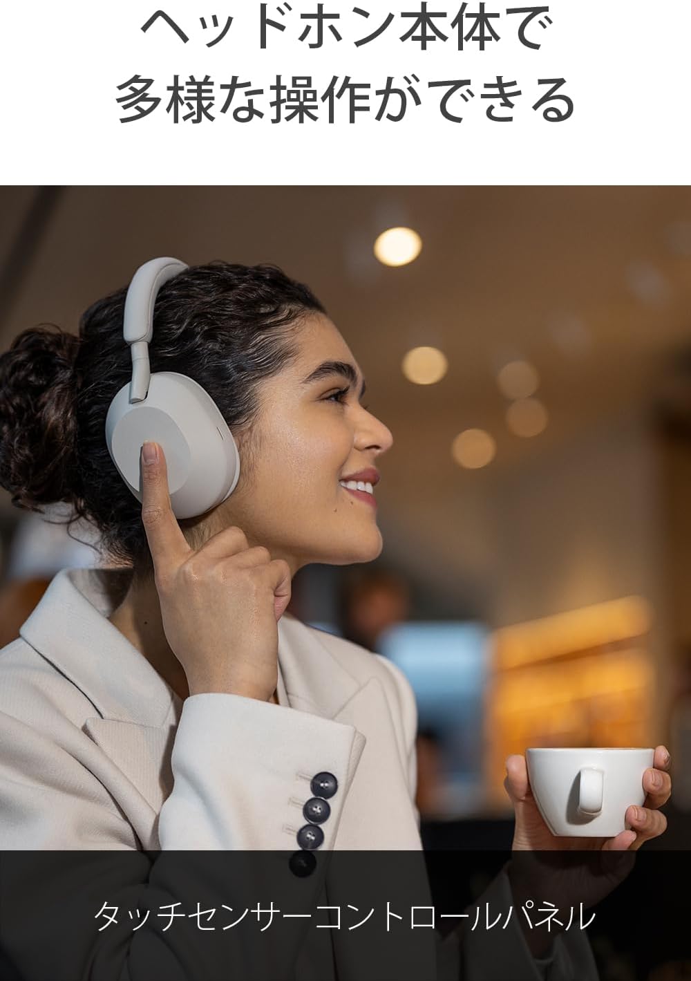 Sony WH-1000XM5 Noise Canceling Wireless Headphones - 30hr Battery Life - Over-Ear Style - Optimized for Alexa and Google Assistant - Built-in mic for Calls - Silver International Version