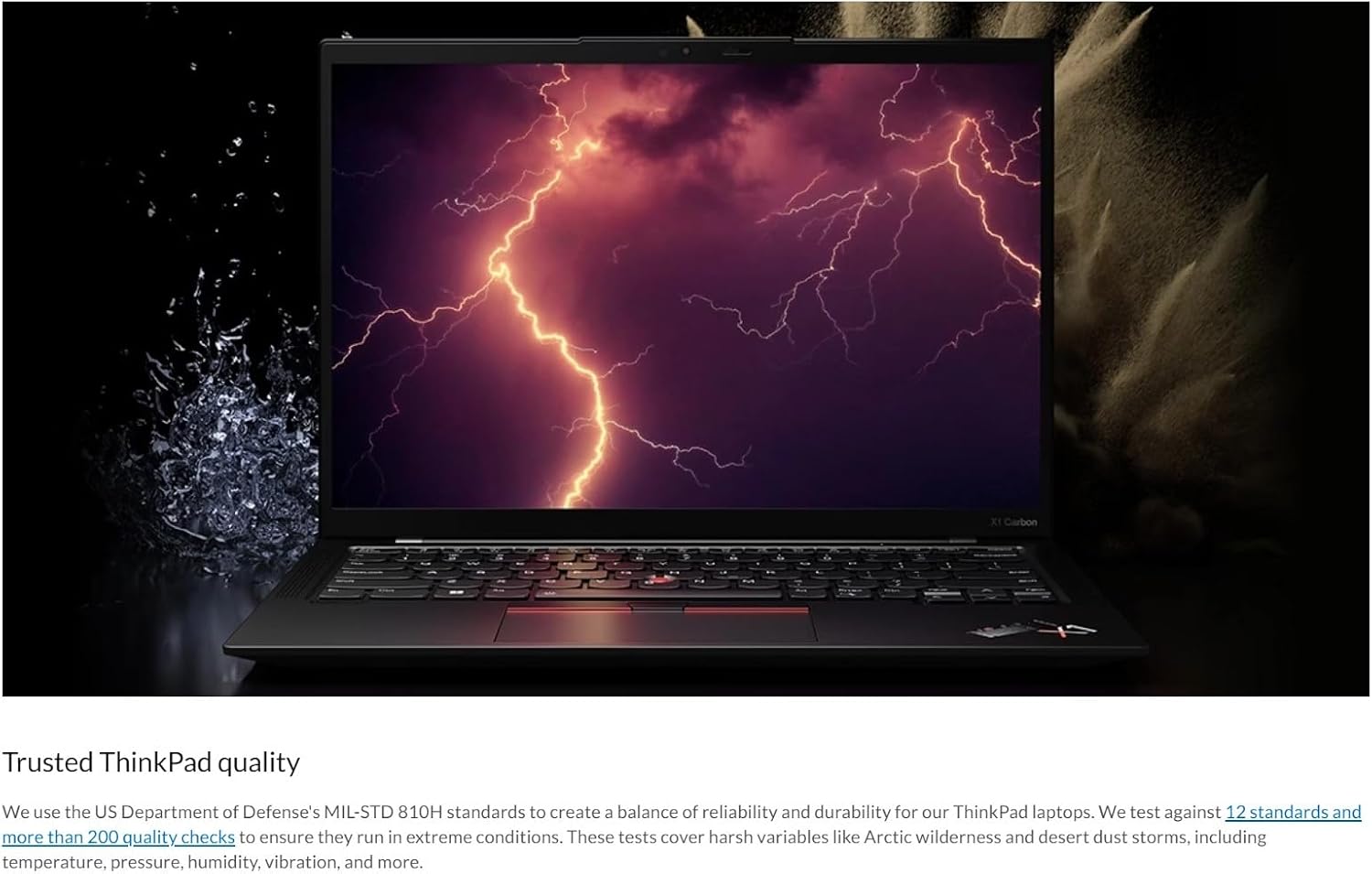 Lenovo Gen 11 ThinkPad X1 Carbon Laptop with Intel Core i7-1365U vPro Processor, 14' WUXGA 100% sRGB Anti-Glare Touchscreen, 32GB LPDDR5 RAM, 1TB Gen4 Performance SSD, Thunderbolt, and Windows 11 Pro