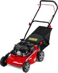 3-in-1 Self-Propelled Gas Push Lawn Mower, 131cc Walk-Behind Lawn Mower with 50L Grass Catcher | Mulch, Bag, Side-Discharge | Big Wheels & Rear-Wheel Drive for Yard Patio Garden, Weed Wacker