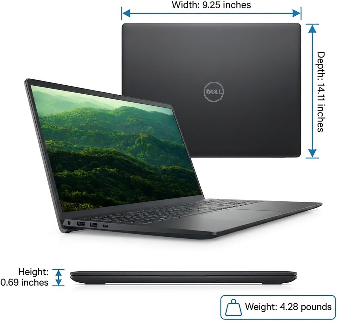 Dell 15.6' FHD Touchscreen Laptop, Intel Core i7-1355U, 32GB RAM, 2TB SSD, Wi-Fi 6 & Bluetooth, Copilot Ai, Windows 11, School, Business & Productivity, WOWPC Recovery USB