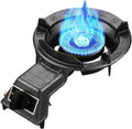 36cm Gas Stove,6.2KW Gas Cooktop with 1 Burner,Kitchen Counter Top Stove,Accidental Flameout Protection Device,for Liquefied Petroleum Gas