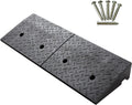 Rubber Driveway Curb Ramp, Heavy Duty Threshold Ramp, Slope Ramp for Bike Vehicle Sidewalk Wheelchair (Size : Height 13cm (5inch))