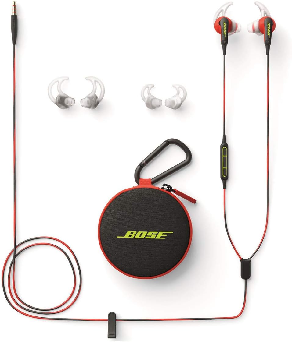 Bose SoundSport In-Ear Headphones w/Mic (Apple) (Red)