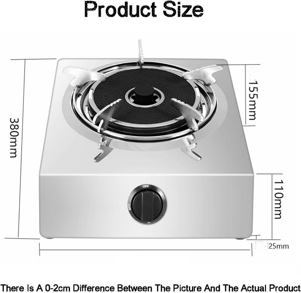 Single Burner Propane Stove,Portable Gas Propane Stove 1 Burner,Home Kitchen with Flameout Protection,for Indoor and Outdoor Kitchen Cooking