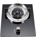 Portable Gas Stove,1 Burner Propane Stove,Tempered Glass Max 17742.4BTU with Pulse Electronic Ignition Suitable for Apartments or Kitchens(black) (Color : LPG)