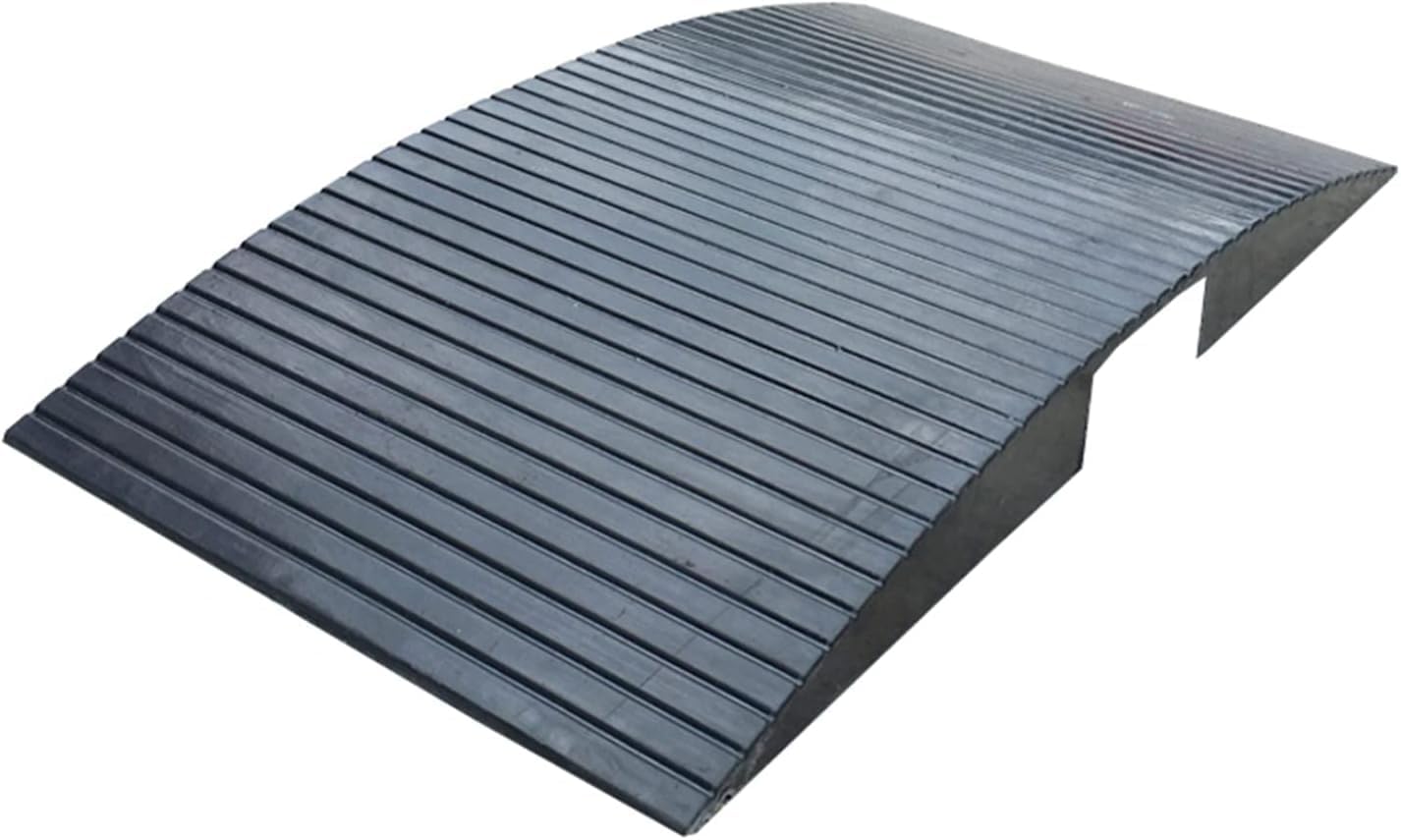 Curb ramp Bridge Ramp for Get in and Out of Houses, Rubber Threshold Ramps for Wheelchairs/Walkers, Non Slip Indoor Outdoor Patio Transition Ramp (Size : 50 * 91 * 8Cm(19.7 * 35.8 * 3.1Inch))
