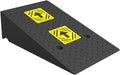 Heavy Duty 6614lb/3000kg Curb Ramp, Non-Slip Surface, Threshold Ramp with Yellow Arrow, Suitable for Car, Motorcycle, Bike, Wheelchair(80 * 50 * 23cm/31 * 20 * 9in)