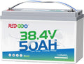 Redodo 36V Lithium Battery 50Ah LiFePO4 Battery with Low-Temp Protection, 50A BMS, 1920Wh, 10 Years Lifespan, Deep Cycle Group 31 Lithium Battery for 36V Trolling Motor, Yacht, Marine, Boat, Golf Cart