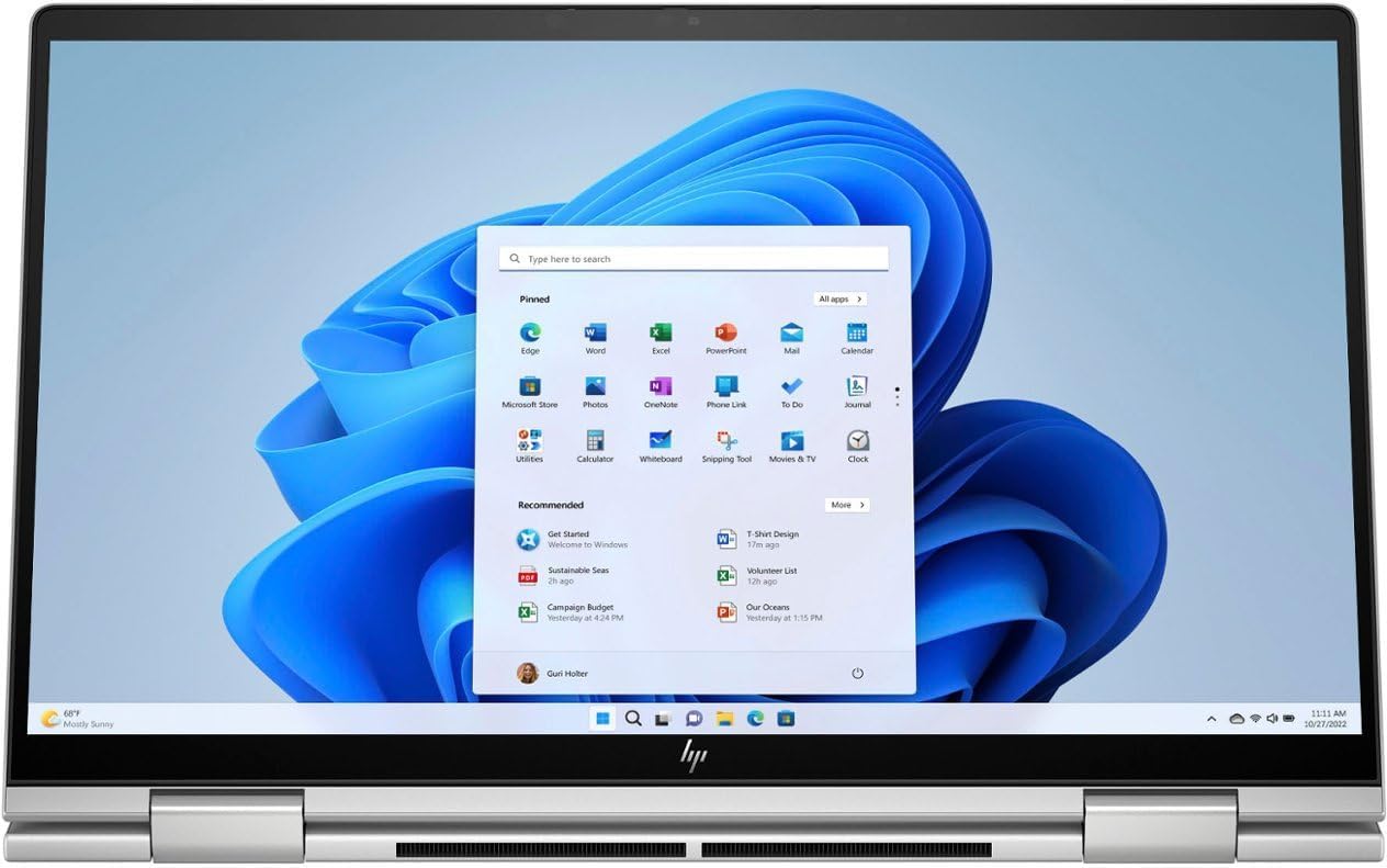 HP - Envy 2-in-1 15.6' Full HD Touch-Screen Laptop - Intel Core i7-16GB Memory - 512GB SSD - Natural Silver
