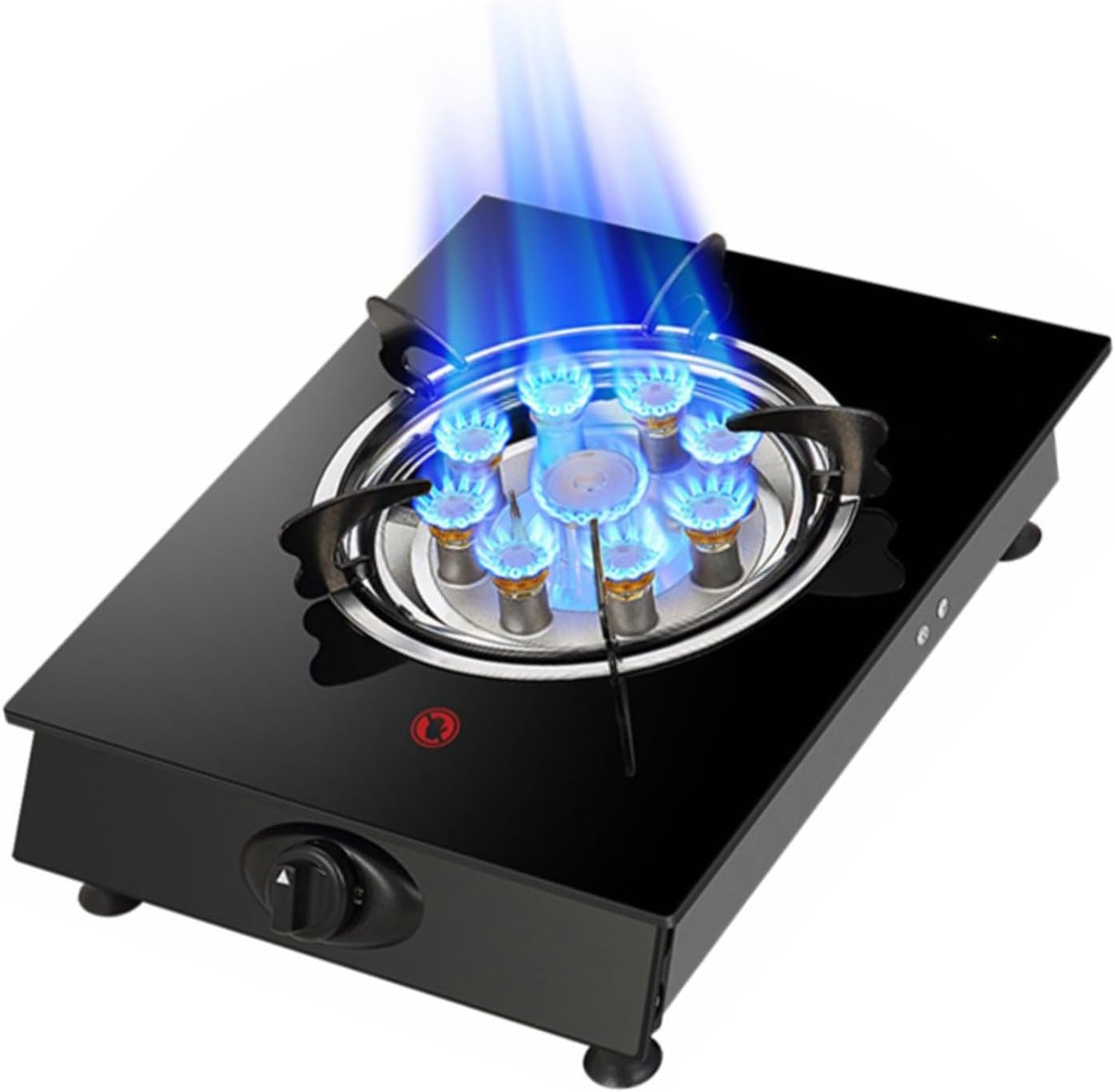 Gas Cooker,5.2kW Single-Burner Gas Cooker,Household High-Fire Tabletop Stove,for Camping Restaurants Home(LPG)