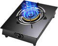 Gas Cooker,5.2kW Single-Burner Tabletop gas Stove,Energy-Saving cooker,for Camping Restaurants Home(LPG)