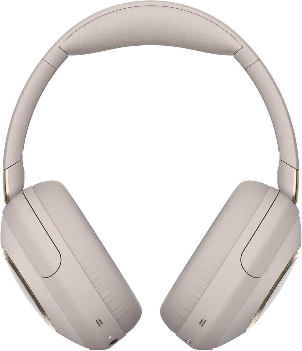 Cleer Audio Alpha Adaptive Active Noise Canceling Bluetooth Headphones, Dual-Microphone, Touch Controls, 35 Hr Battery Life, Multipoint Connection, Dirac Spatial Audio, App, Stone