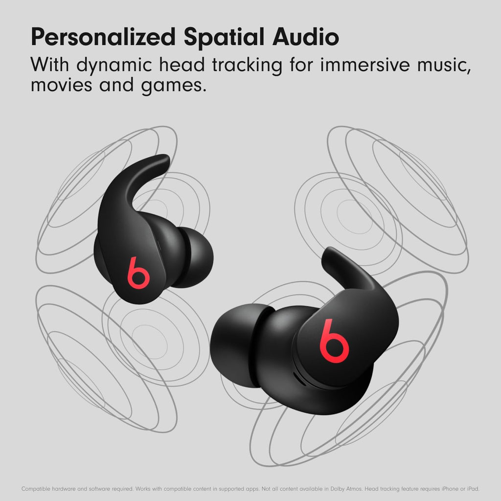 Beats Fit Pro - True Wireless Noise Cancelling Earbuds - Beats Black with AppleCare+ (2 Years)