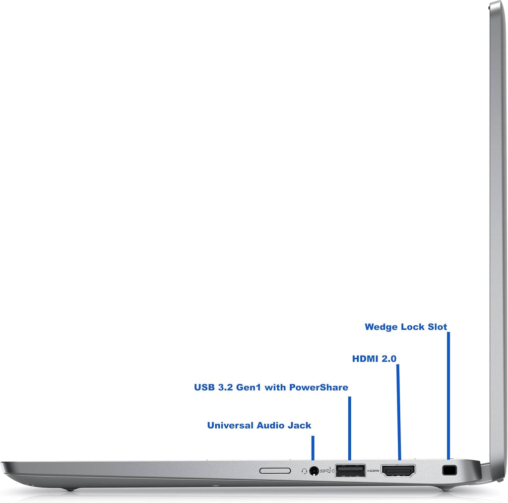 Dell Latitude 5350 Multi-Touch 2-in-1 Laptop 13.3' FHD, Intel Core Ultra 5-135U, 32GB RAM, 1TB NVMe SSD, Webcam, AX Wi-Fi, BT, Backlit Keyboard, Thunderbolt, HDMI, USB C, Windows 11 Pro, Notebook Grey