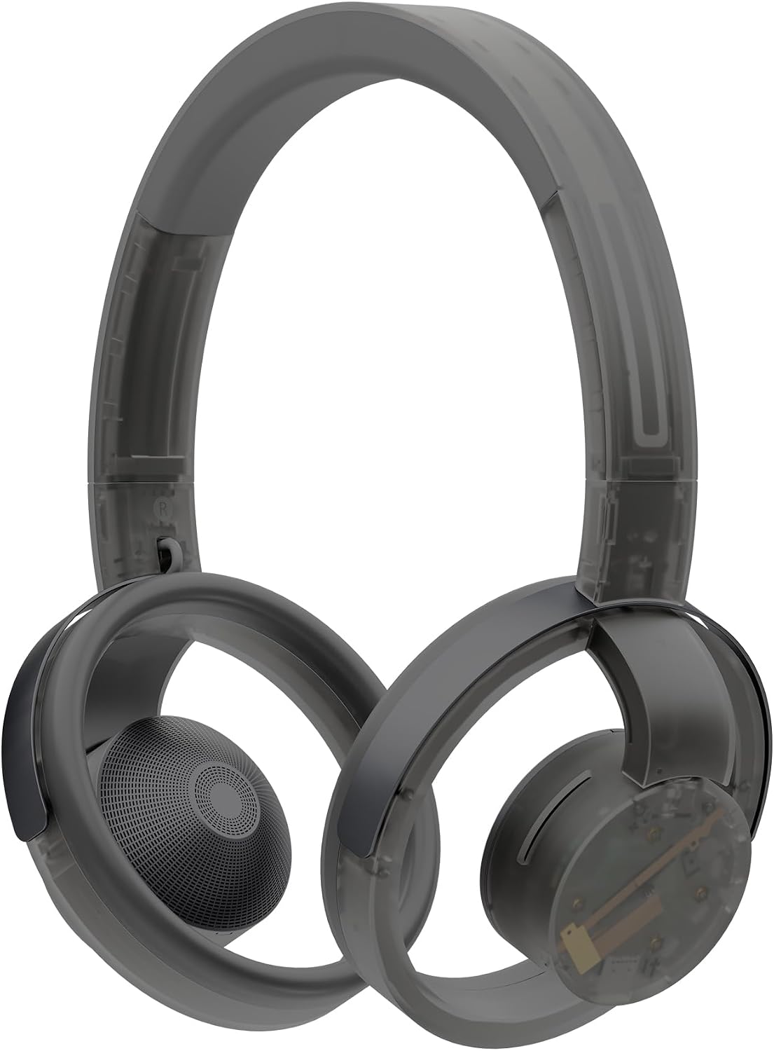 nwm ONE Wireless Open-Ear Headphones | Prevents Sound Leakage with PSZ Technology (Bone Conduction Alternative) | Bluetooth 5.3 | Multipoint | 20-Hour Battery Life with Microphone | Phantom Gray