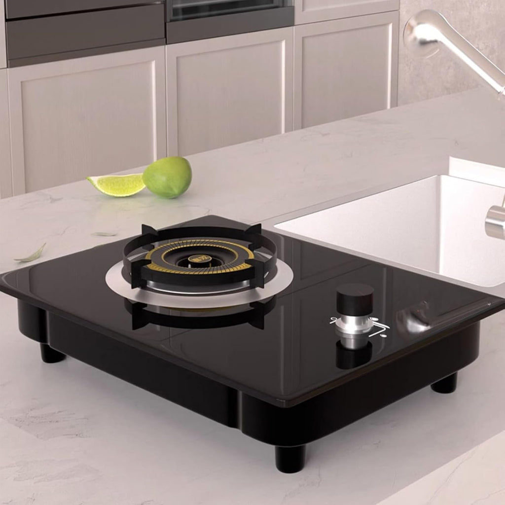 Gas Cooker,Tabletop Energy-Saving Gas Stove,4.2kW Single-Burner Built-in Cooker,for Family Restaurants Food Stalls(NG)