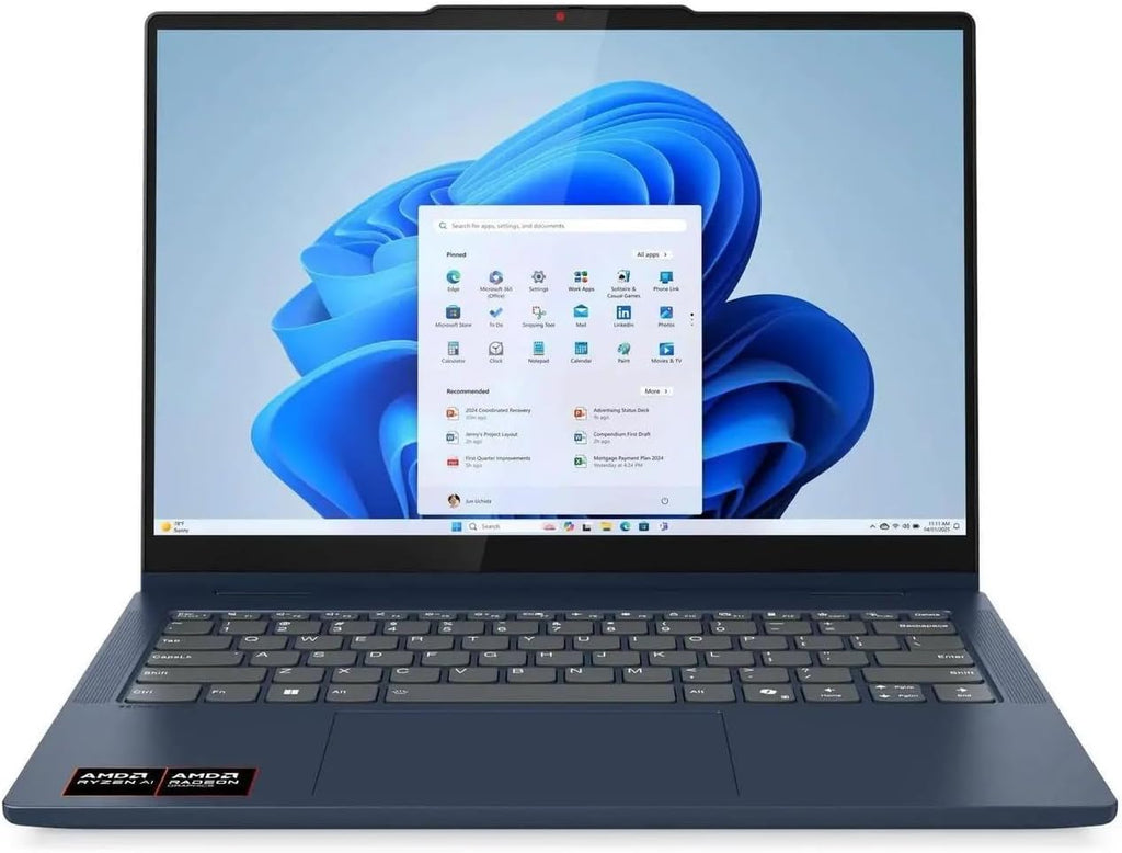 Lenovo IdeaPad 5 2-in-1 with AMD Ryzen AI 7 350 Processor, 14' WUXGA IPS Touchscreen Display, Wi-Fi 7, 16GB LPDDR5X Memory, 1TB SSD, FHD/IR Hybrid Camera, Digital Pen, Backlit KYB, and Win 11 Home