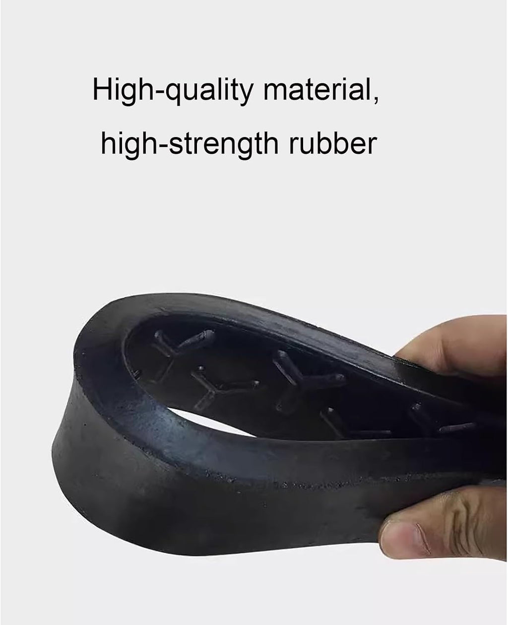 Solid Rubber Ramp Portable Curb Step Pad, Ramps Pad, Threshold Ramp Suitable for Wheelchair, Bicycle, Scooter, etc.(100 * 4 * 9cm/39.3 * 1.5 * 3.5in)