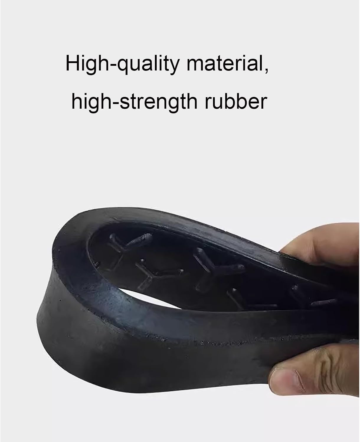 Solid Rubber Ramp Portable Curb Step Pad, Ramps Pad, Threshold Ramp Suitable for Wheelchair, Bicycle, Scooter, etc.(100 * 4 * 9cm/39.3 * 1.5 * 3.5in)