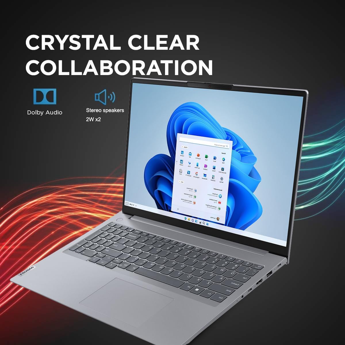 Lenovo ThinkBook 16 Gen 6 Business Laptop (16' FHD+ Touchscreen, Intel 8-Core i5-13420H (> i7-1255U), 16GB DDR5 RAM, 512GB SSD), Thunderbolt 4, Ethernet, Wi-Fi 6, Webcam, Win 11 Pro w/ Copilot, Grey