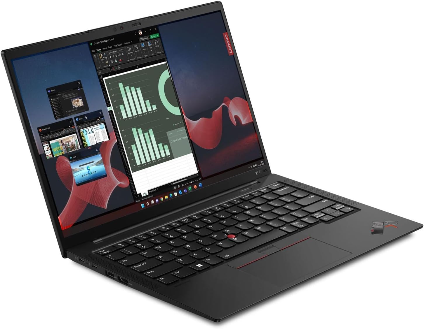 Lenovo Gen 11 ThinkPad X1 Carbon Laptop with Intel Core i7-1365U vPro Processor, 14' WUXGA 100% sRGB Anti-Glare Touchscreen, 32GB LPDDR5 RAM, 1TB Gen4 Performance SSD, Thunderbolt, and Windows 11 Pro