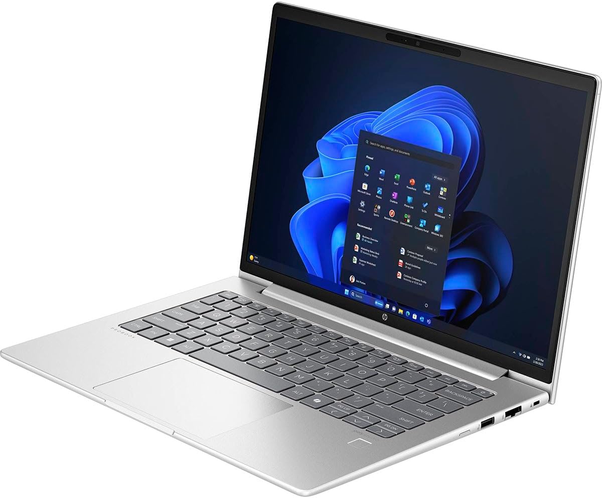 HP ProBook 445 G11 14' Notebook - WUXGA - AMD Ryzen 7 7735U - 32 GB - 1 TB SSD - English Keyboard - Pike Silver Aluminum - AMD Chip - 1920 x 1200 - Windows 11 Pro - AMD Radeon 680M Graphics - in-