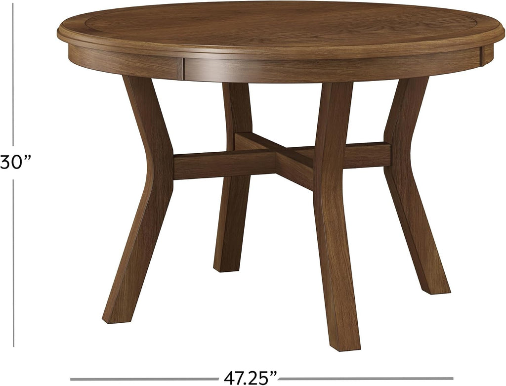 Hillsdale Furniture Cooper Convertible Wood 47 Inch Poker Game Table, Brown