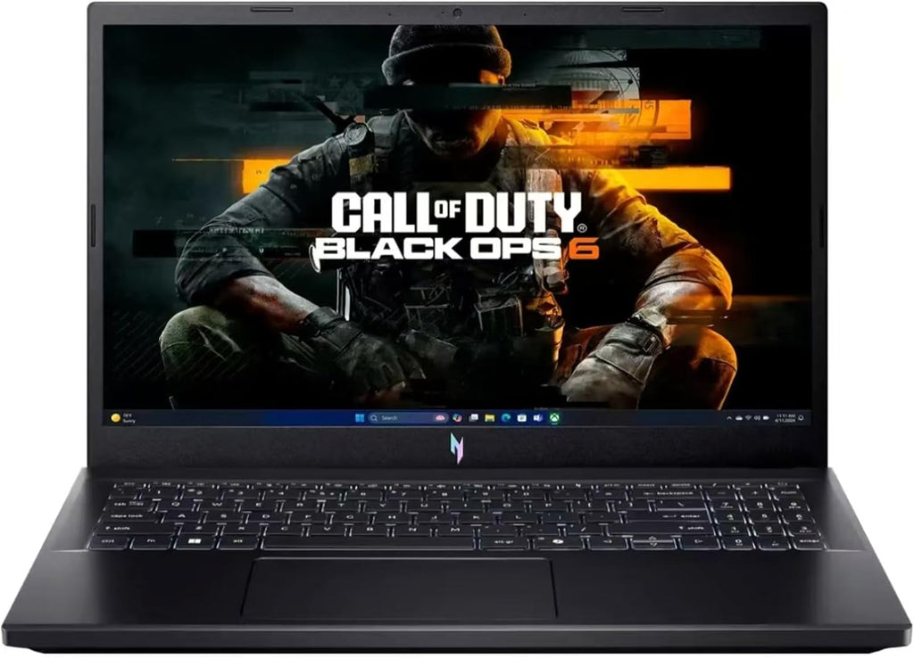 acer Nitro V Gaming Laptop, 15.6' FHD IPS Display, 144Hz, AMD Ryzen 5 7535HS, 6 Cores, GeForce RTX 4050, 16GB DDR5, 1TB SSD, Obsidian Black, Windows 11, BK, Laptop Bag, TWE Mouse Pad & Mouse