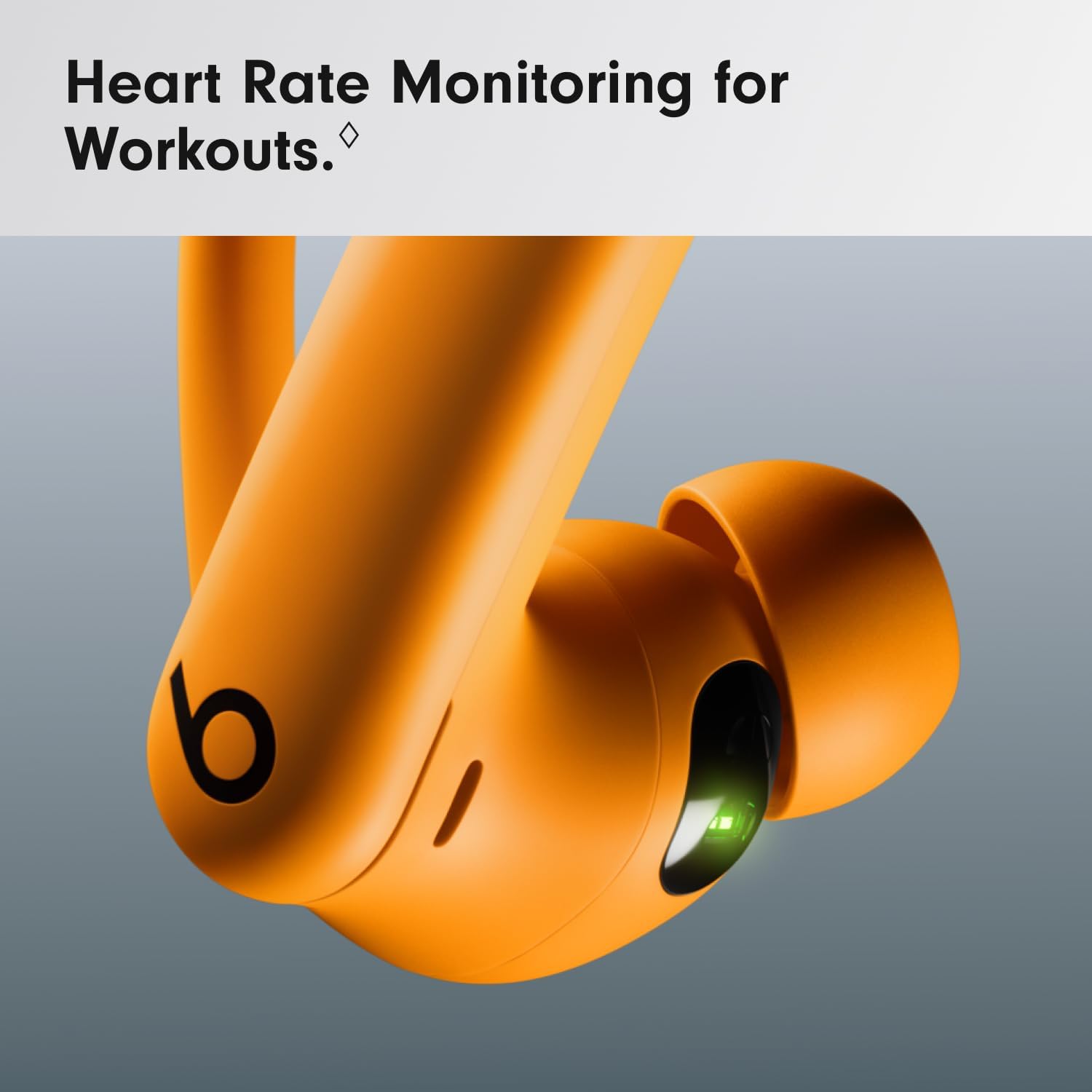 Beats Powerbeats Pro 2 Wireless Bluetooth Earbuds - Noise Cancelling, Heart Rate Monitor, IPX4, Up to 45H Battery & Charging Case, Works with Apple & Android - Electric Orange (Renewed)