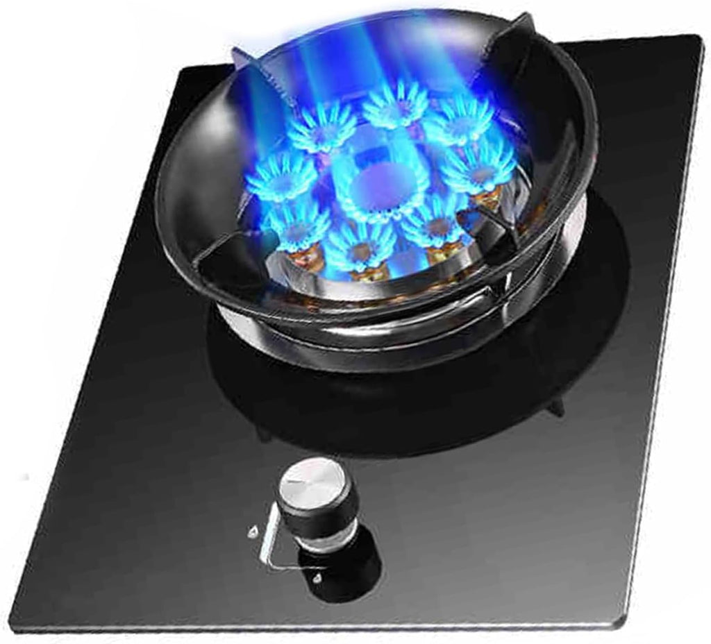 Gas Cooker,5.2kw Single-Burner Gas Stove,Desktop and Embedded Dual-Purpose,Suitable for Family Restaurants,Energy-Saving(NG)