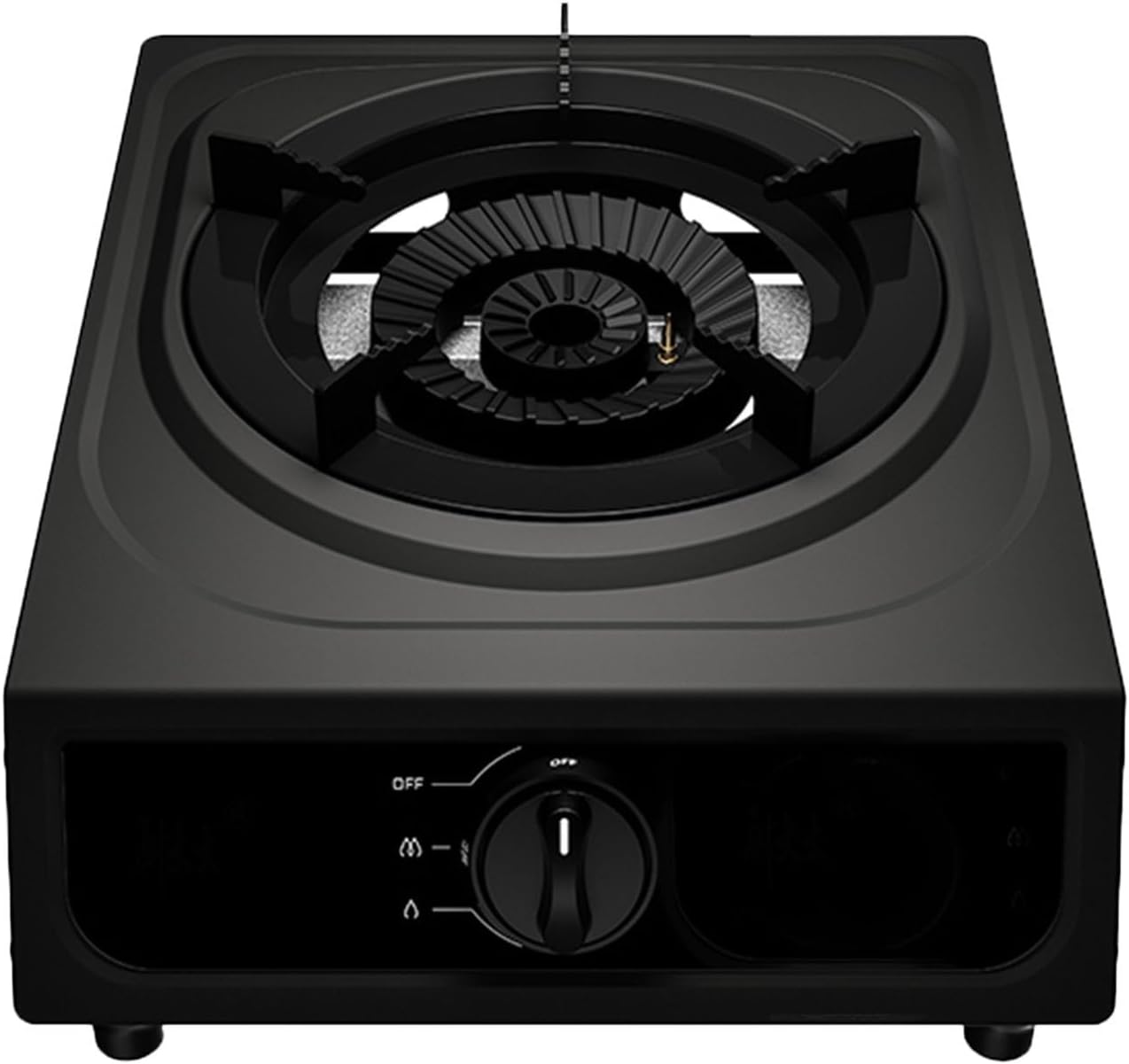 Cassette Stove,Portable Gas Stove,Max 15354BTU Single Burner Cassette Stove Piezo-Ceramic Ignition for Camping Cooking Car Travel Home and Apartment (Color : LPG, Size : Style 1)